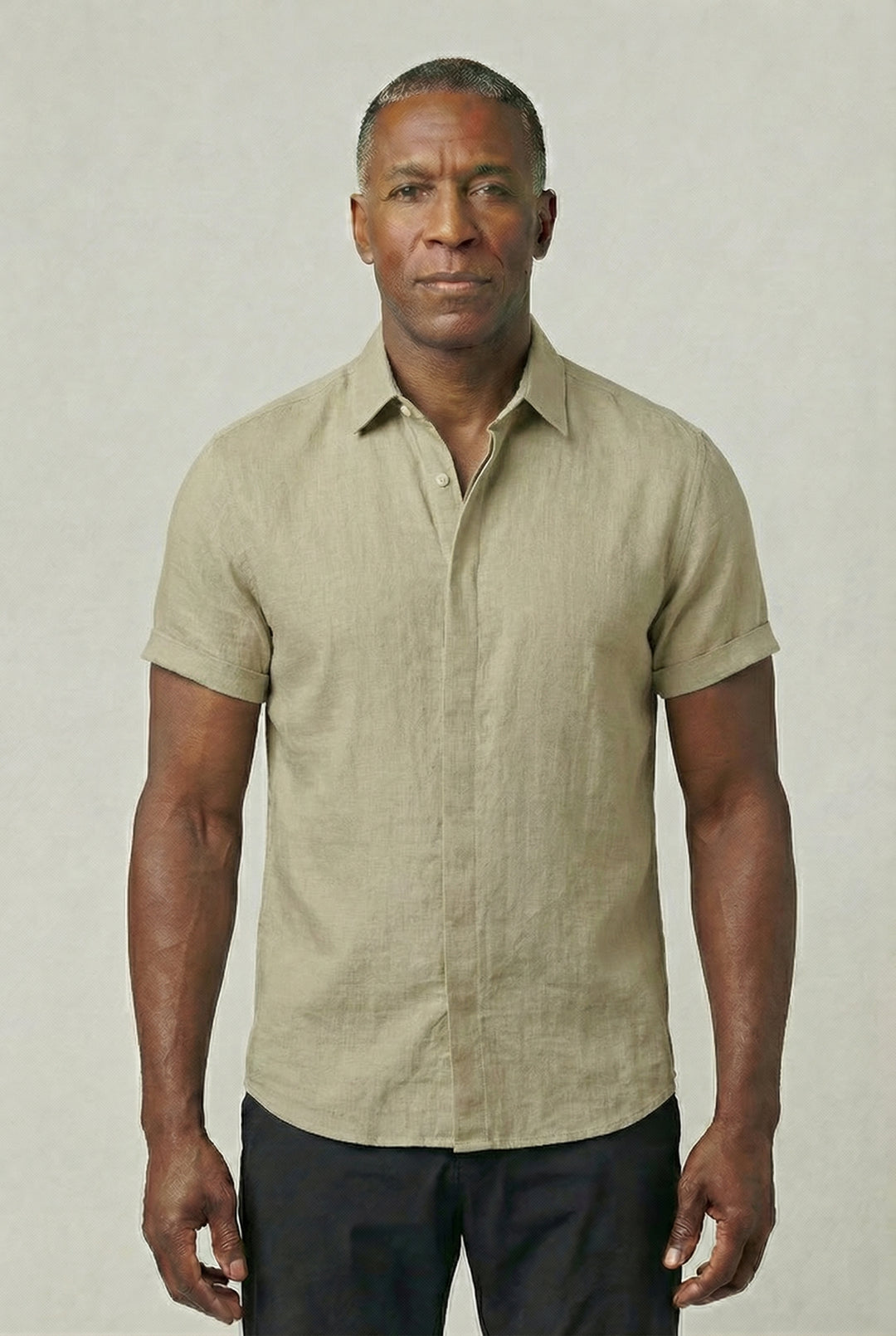 BENJAMIN | SHORT-SLEEVE LINEN SHIRT