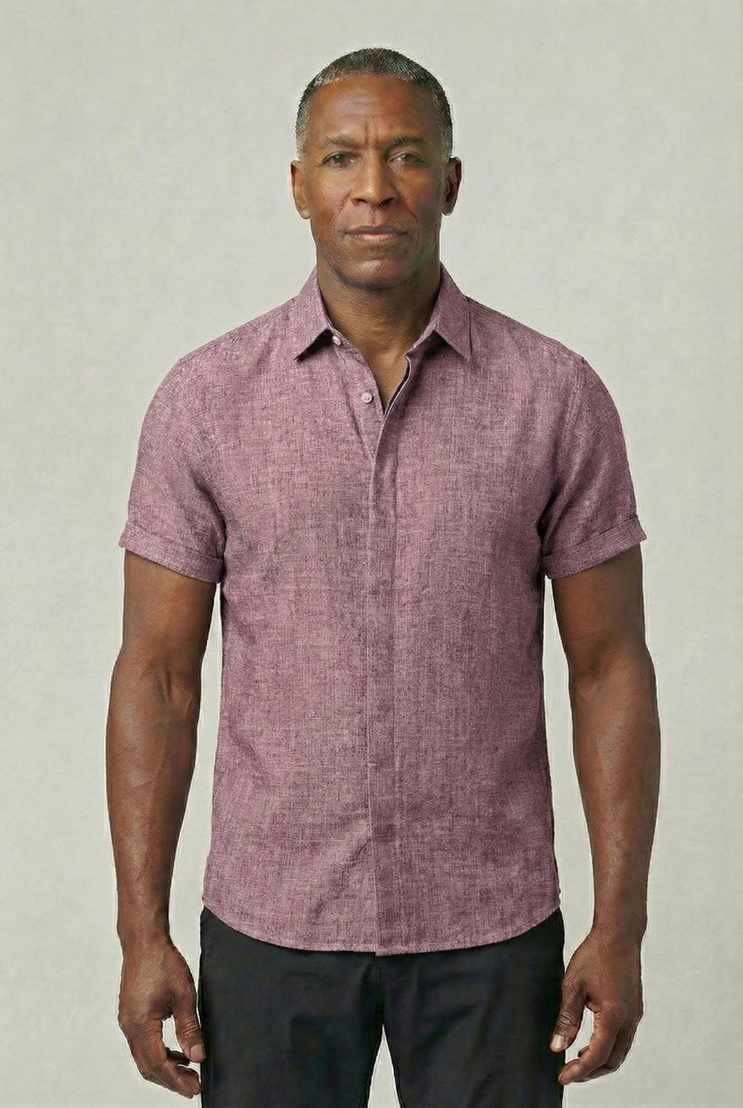 BENJAMIN | SHORT-SLEEVE LINEN SHIRT