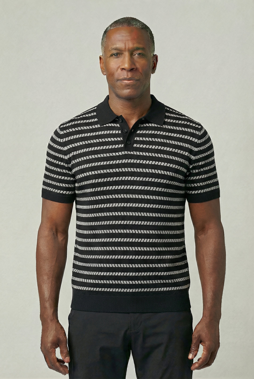 OLIVER | STRIPED KNIT POLO