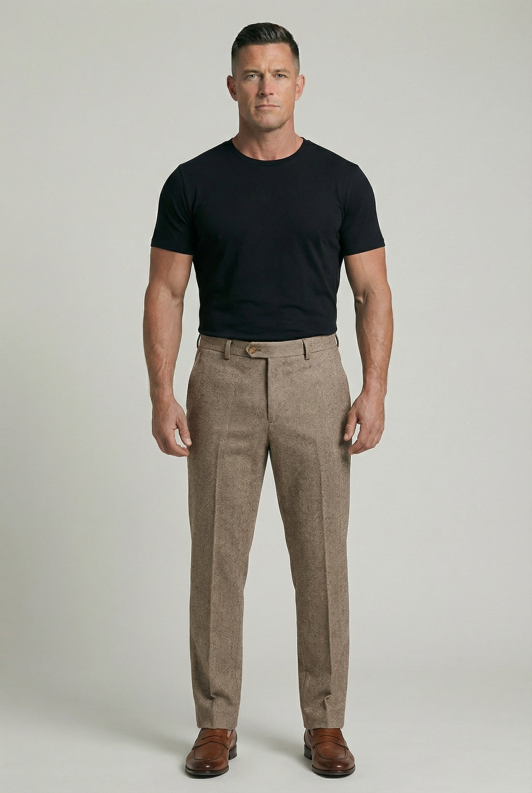 MALCOLM | TEXTURED TROUSERS