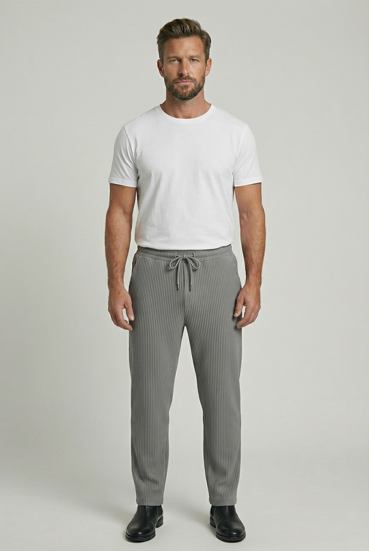 SAMUEL | RIBBED SPANDEX PANTS