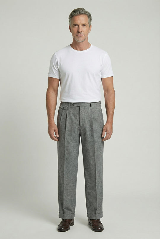 MASON | HERRINGBONE TROUSERS