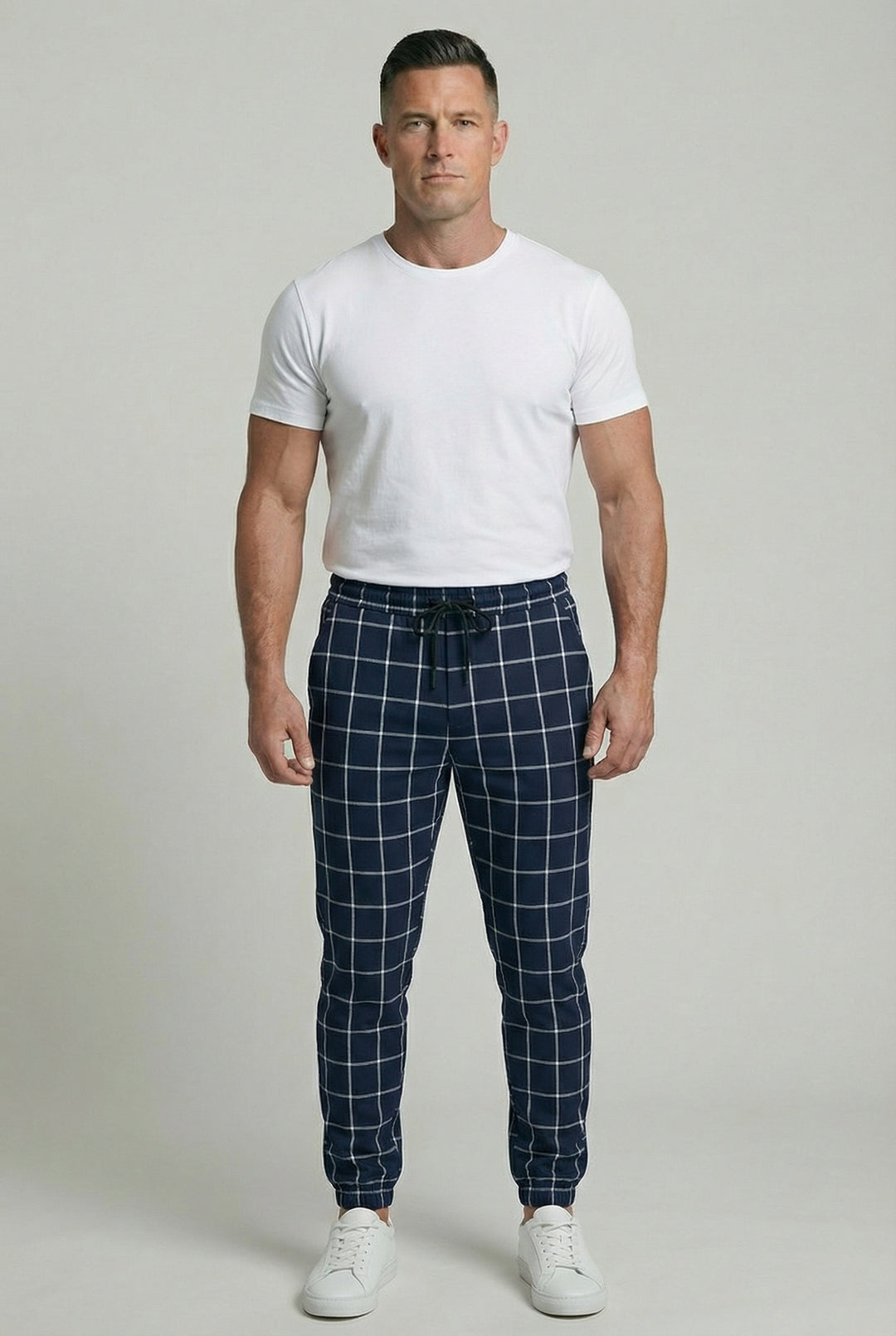 DANIEL | WINDOWPANE JOGGERS