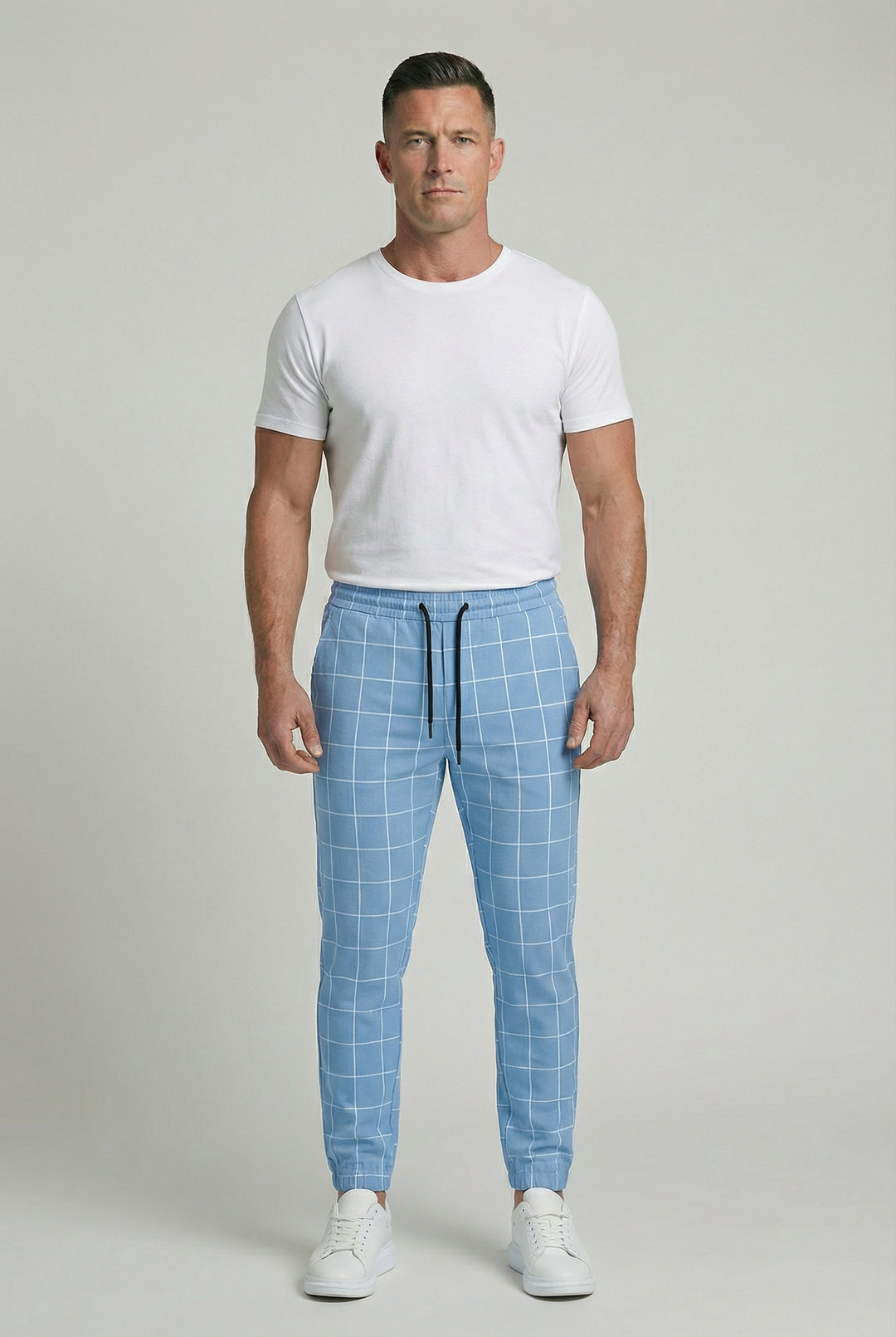 DANIEL | WINDOWPANE JOGGERS