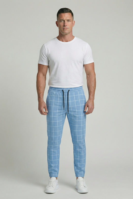DANIEL | WINDOWPANE JOGGERS