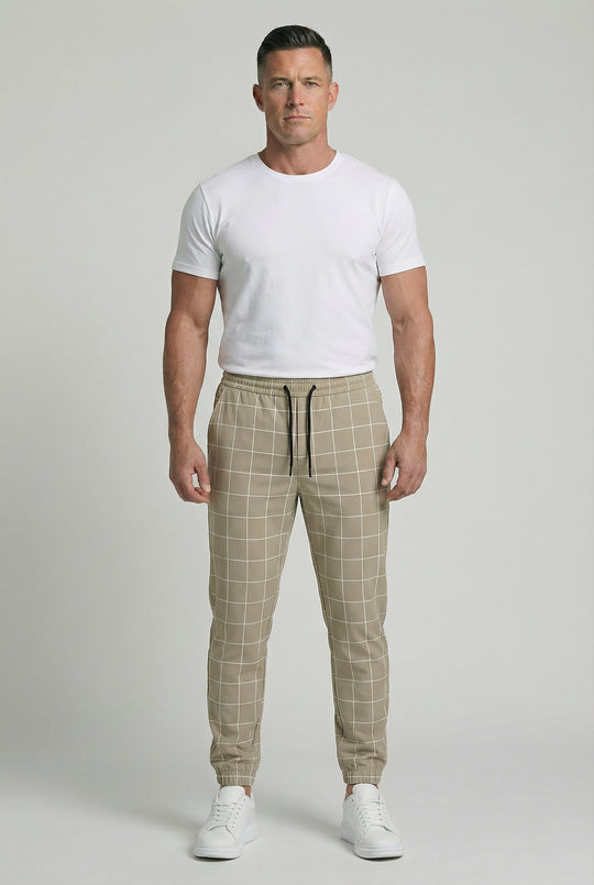 DANIEL | WINDOWPANE JOGGERS