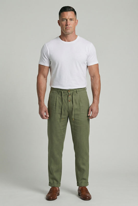 EDWARD | LINEN TROUSERS