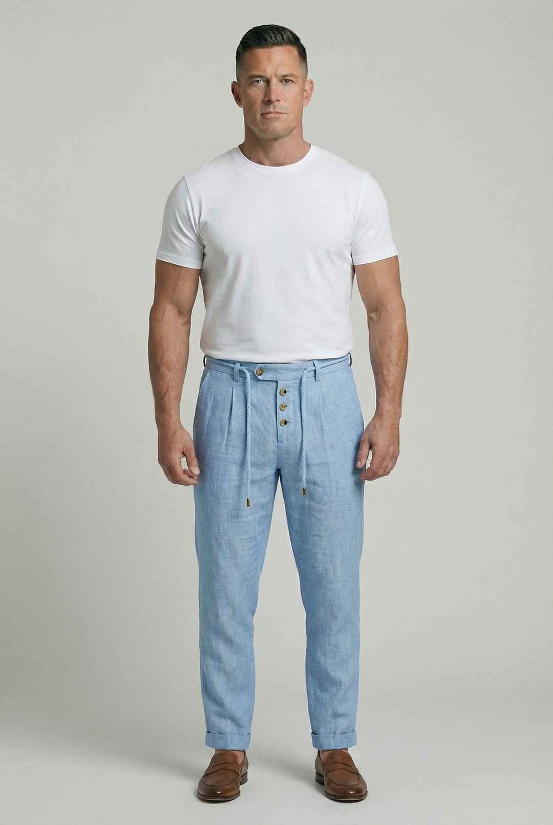 EDWARD | LINEN TROUSERS
