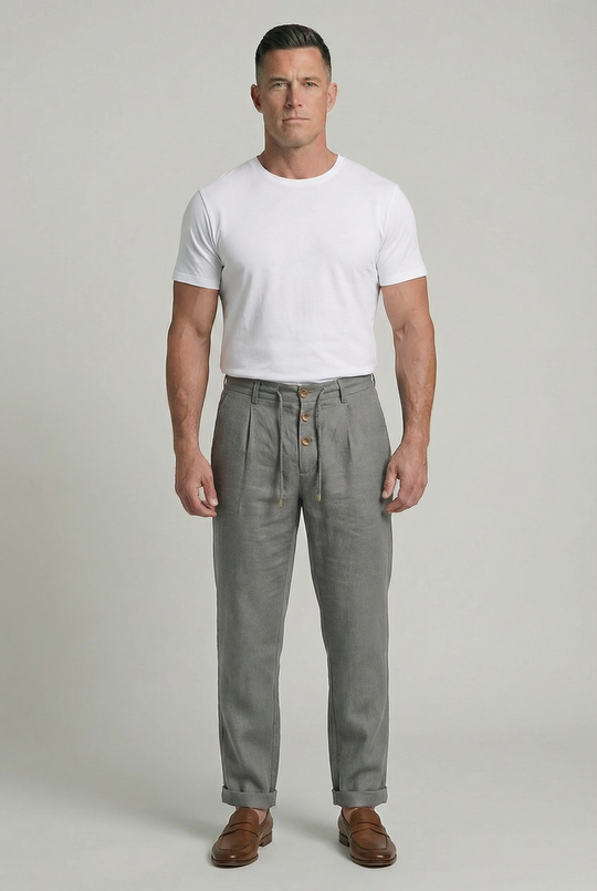 EDWARD | LINEN TROUSERS