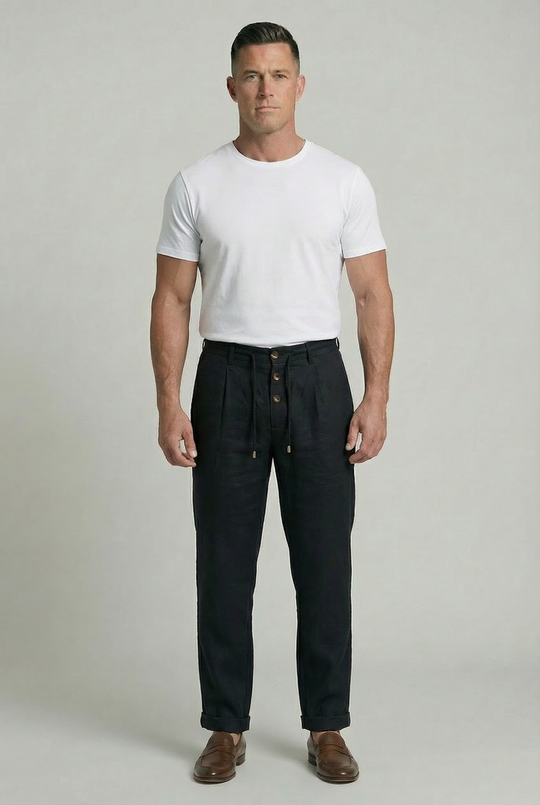 EDWARD | LINEN TROUSERS