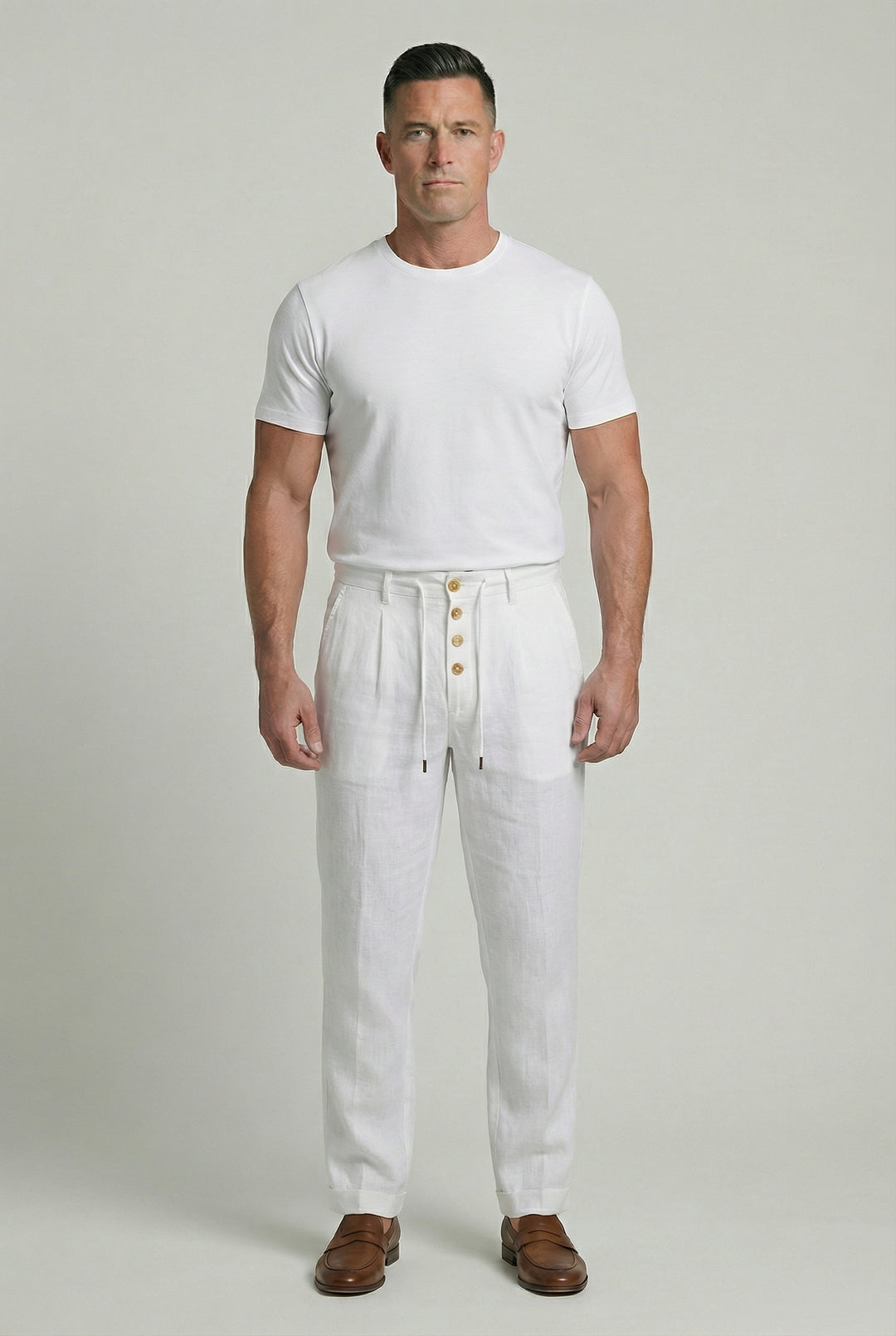 EDWARD | LINEN TROUSERS