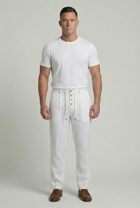 EDWARD | LINEN TROUSERS