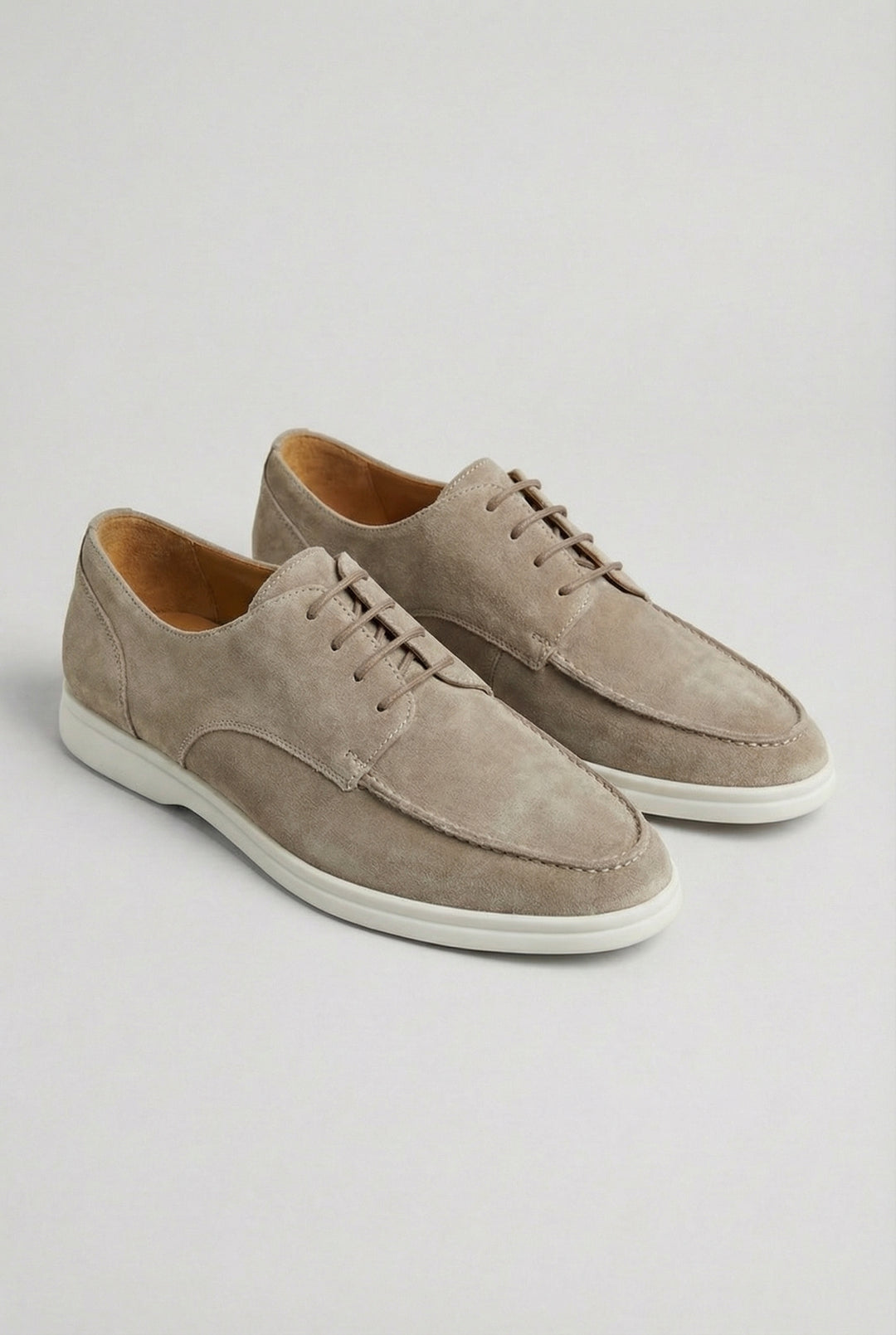 ROBIN | SUEDE LACE-UP LOAFERS