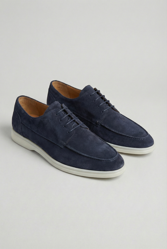 ROBIN | SUEDE LACE-UP LOAFERS