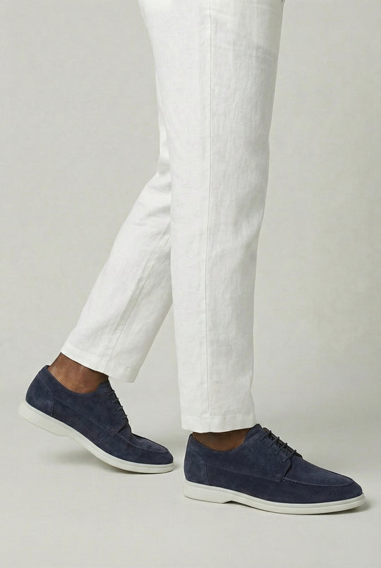 ROBIN | SUEDE LACE-UP LOAFERS