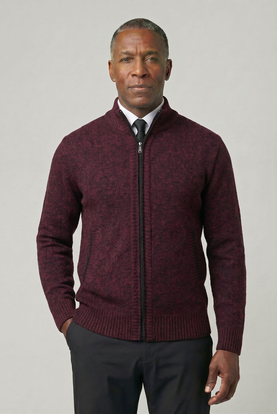 LEO | CLASSIC ZIP-UP CARDIGAN