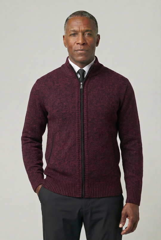 LEO | CLASSIC ZIP-UP CARDIGAN