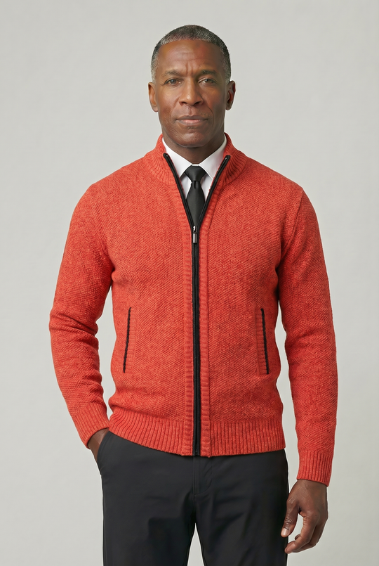LEO | CLASSIC ZIP-UP CARDIGAN