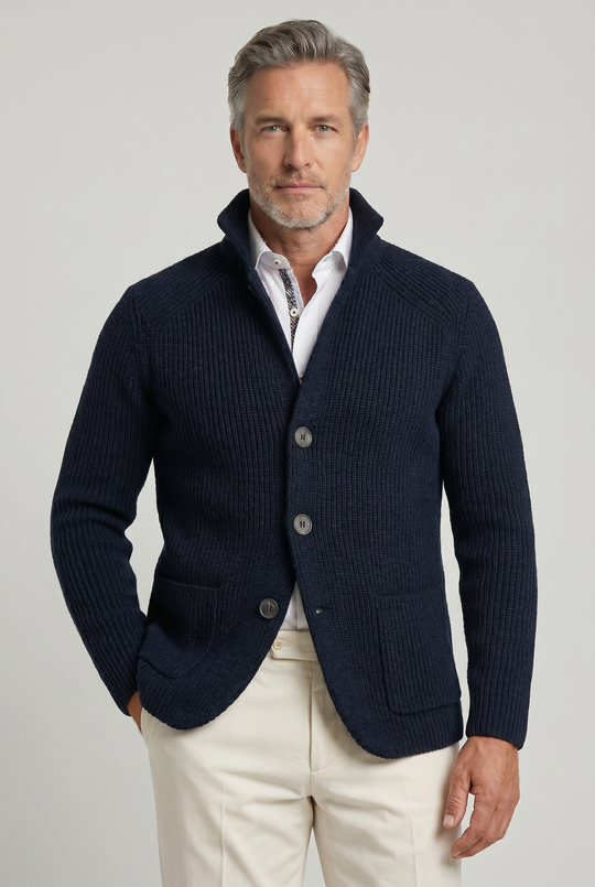 THOMAS | RETRO KNITTED CARDIGAN
