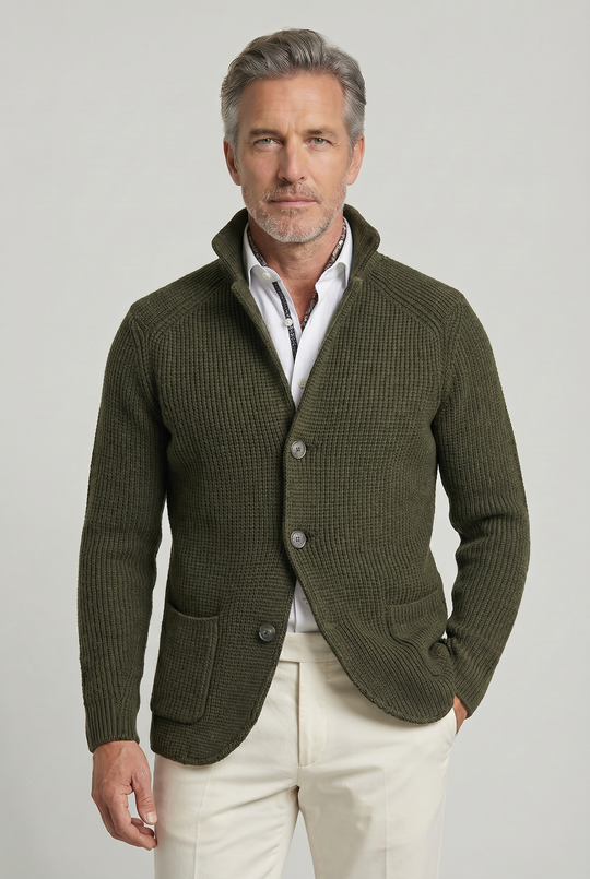 THOMAS | RETRO KNITTED CARDIGAN