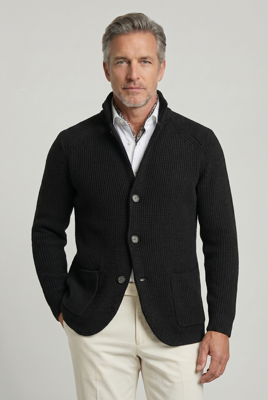 THOMAS | RETRO KNITTED CARDIGAN