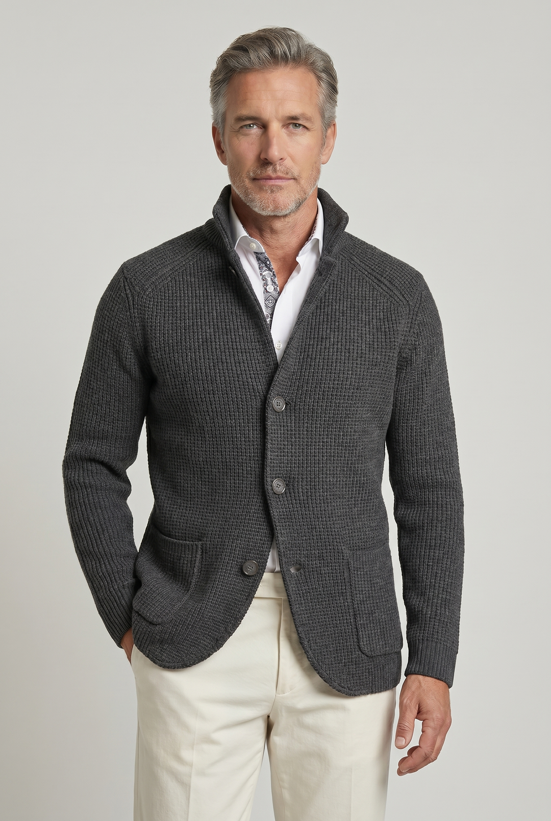 THOMAS | RETRO KNITTED CARDIGAN