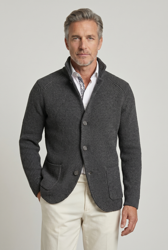 THOMAS | RETRO KNITTED CARDIGAN
