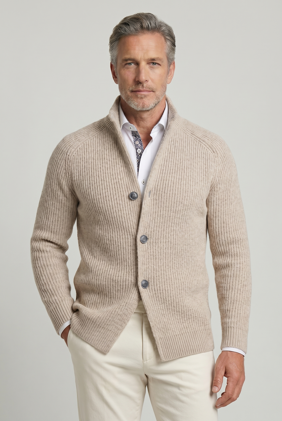 THOMAS | RETRO KNITTED CARDIGAN
